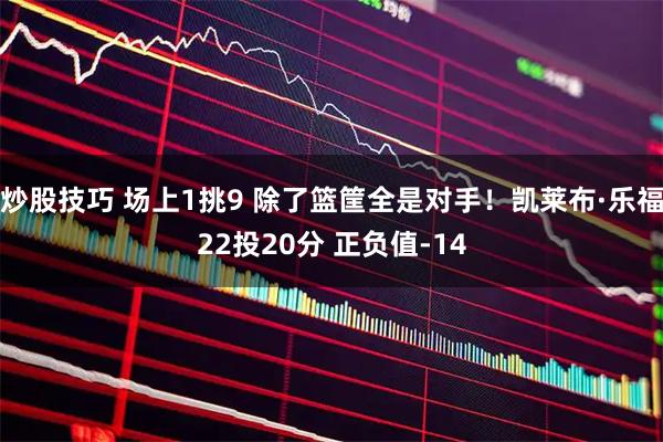 炒股技巧 场上1挑9 除了篮筐全是对手！凯莱布·乐福22投20分 正负值-14