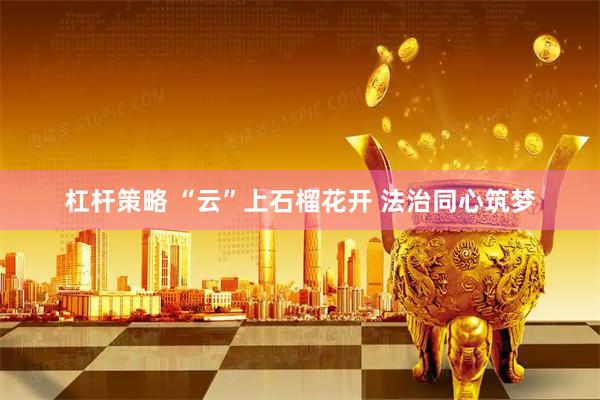 杠杆策略 “云”上石榴花开 法治同心筑梦